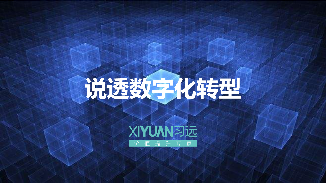 说透数字化转型